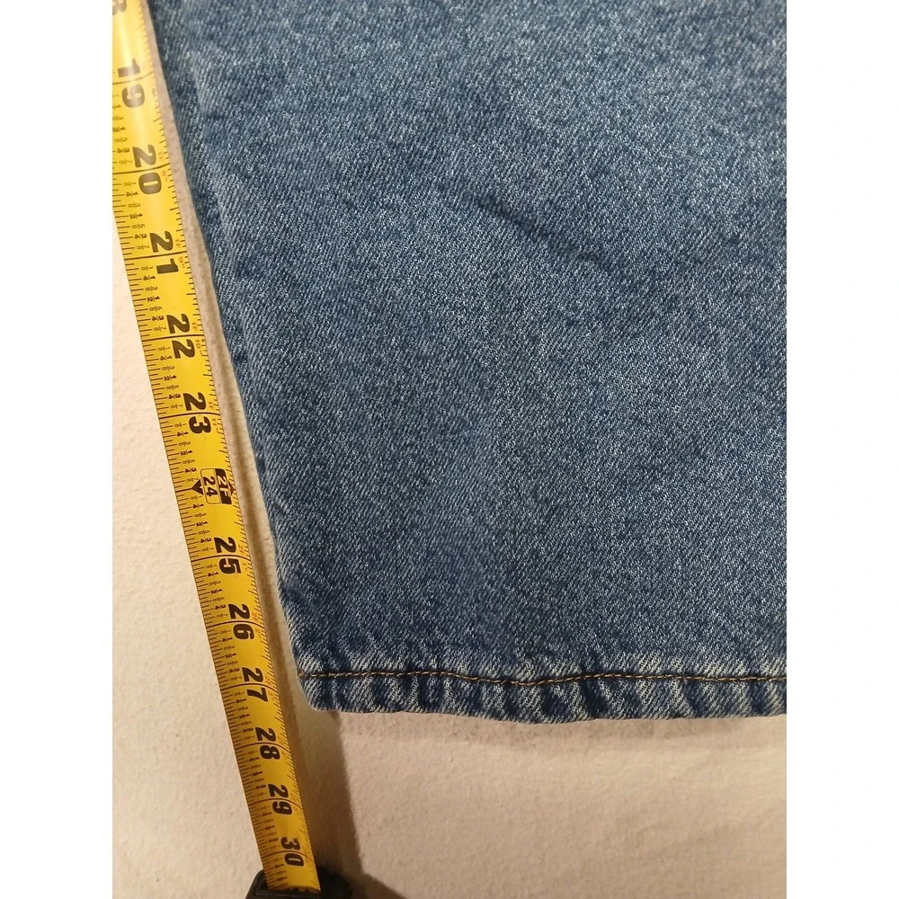Vintage‎ LL bean fleece lined straight leg jeans womens Size 26